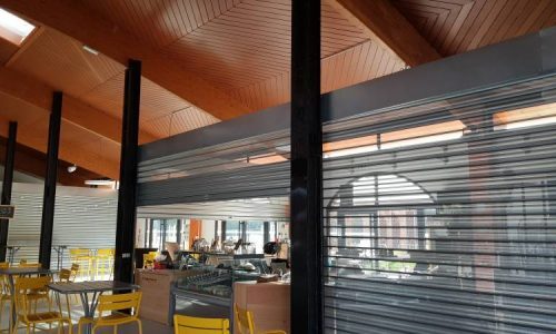 Rideau métallique restaurant